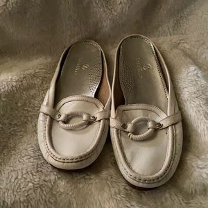 These are white CholeHaan shoes